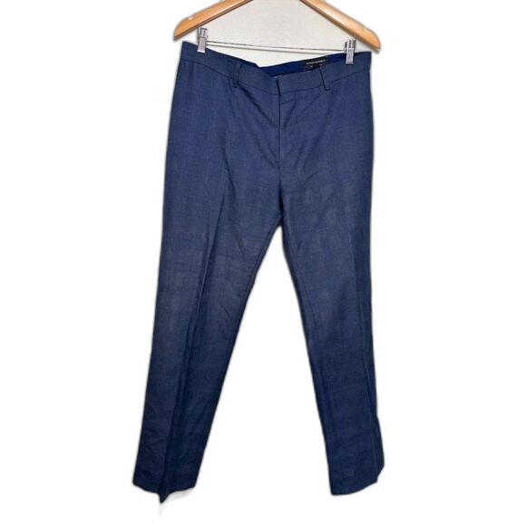 Banana Republic Men's Pants size 34 x 32 Navy Blue Tailored Slim Fit Wedding - Picture 1 of 3